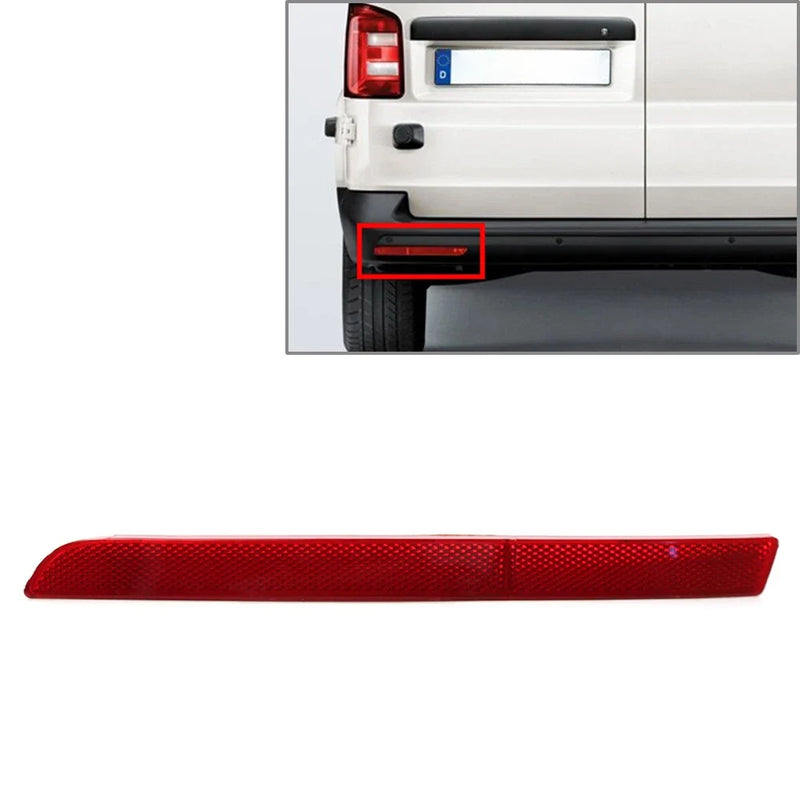 VW T5 Transporter Left Rear Bumper Reflector Tail Light (2003-2015)