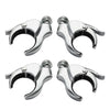 Harley Fat Bob FXLR (2018-2025) Chrome 4 x 49mm Windshield Clamps