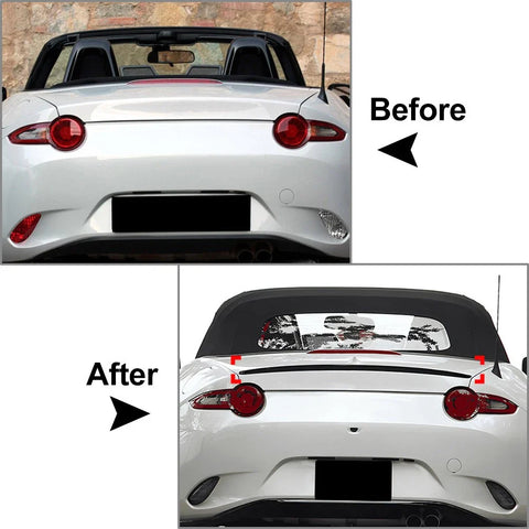 Mazda MX-5 Miata Carbon Fiber Tail Wing Spoiler Lip (2016-2024)