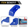 Jeep Wrangler JL JLU (2018-2024) Blue Rear Door Latch Lock Cover Trim