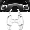 Mercedes-Benz A B C E CLA CLS GLA GLC Silver Shift Paddle Extension
