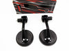 Motorcycle Rear View 7/8" Black Round Universal Soko Handlebar End Mirrors
