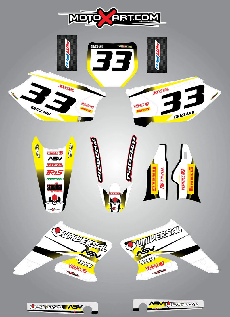 Suzuki RMZ 250 Custom Graphic Kit (2004-2006)