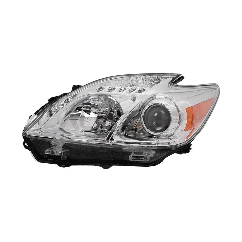 Toyota Prius Chrome Halogen Front Headlights Left Driver Side (2010–2011)