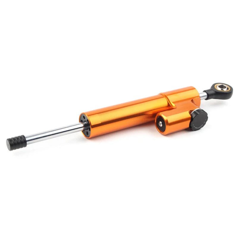 Universal Moto Gold & Black Adjustable Steering Damper Stabilizer