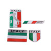 Car Truck 4 x Metal Italy Flag Badge Emblem Stickers