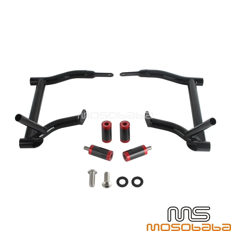 Harley Touring Saddlebag Guard Highway Crash Bar & End Tube Sliders (2014-2023)
