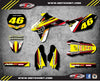 Suzuki RMZ 450 (2005-2006) Decals Custom Graphic Kit Speeder Style