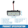 Nissan Altima White 3528SMD LED License Plate Lights (2016-2018)