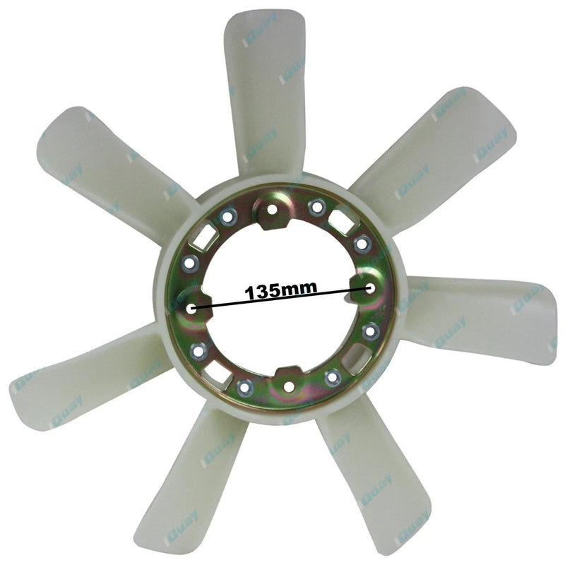 Hilux Diesel LN106 LN107 LN111 3L 2.8L Cooling Engine Radiator Fan 7 Blade