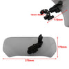 Universal Motorcycle - Gray Large Front Windshield Deflector
