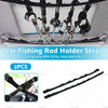 Vehicle Carrier Car Fishing Rod Straps Holder Mounted Storage Rack
