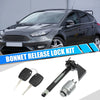 Ford Focus Bonnet Release Lock Kit with Latch & 2 Keys (2004-2012)