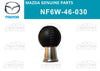 Mazda MX-5 ND 6-Speed Manual Gear Shift Knob Gray Stitch (2015–2023)