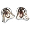Harley Heritage Softail (2008-2017) Chrome Rear Swingarm Axle Covers