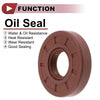 Make Model Oil Seal 20x50x10mm Brown 2 Pcs