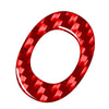 Car Badge Emblem Carbon Red Alphabet Letter Decals Stickers (All Years)