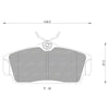Front Disc Brake Pads Nissan Pulsar N16 (2000-2005)