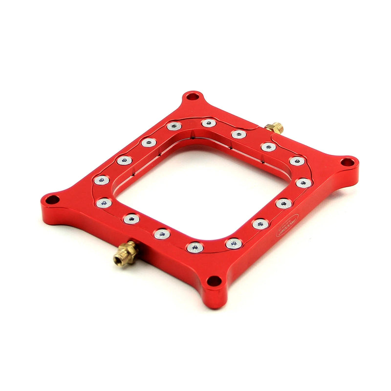 Nitrous Oxide 0.500 Red Billet Square Bore Injection Spacer Plate
