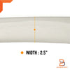 Toyota Hilux Ute Vigo MK6 2005-2011 Double Cab White Fender Flare Arch