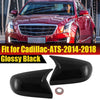 Cadillac ATS Sedan & CT4 Gloss Black M Style Mirror Cover Caps (2013-2025)