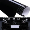 Glossy Shinning Black Car Vinyl Film Wrap Sticker Decal Interior Car Paint Film