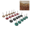 Rotary Tool Abrasive Nylon Buffing Polishing Wheel Set 20 x 1/8'' Shank