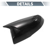 Toyota RAV4 Rearview Mirror Cover Overlay Gloss Black (2019-2022)