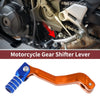Kayo T2 Folding Motorcycle Gear Shifter Lever Orange Blue Silver Tone