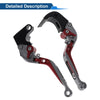 Honda CBR600RR (2007-2016) - Titanium Red Adjustable Brake Clutch Levers