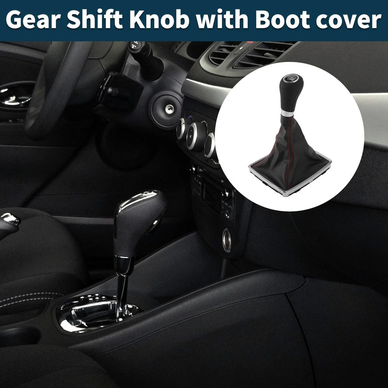 Mercedes-Benz C-Class 6 Speed Manual Gear Shifter Knob & Cover (2001-2007)