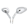 Harley Street Glide Sportster Dyna Softail 8mm Chrome Rear-View Mirrors