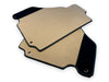 Ferrari 360 Modena Alcantara Leather Beige Floor Mats (2000-2005)