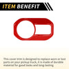 Jeep Gladiator JT (2020-2024) - Red 1 x Headlight Button Panel Cover