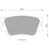 Toyota RAV4 Rear Disc Brake Pad (2006–2013)