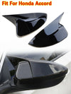 Honda Accord Gloss Black Rearview Side Wing Mirror Cover (2018-2023)