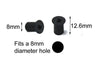 Aprilia RSV4 RSVR RS125 50x Wellnuts M4 x 8mm Rubber Windshield Well Nuts