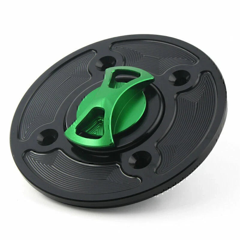 Kawasaki Ninja 400, 650, Z900, Versys 1000 CNC Fuel Gas Tank Cap Keyless