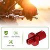 Motorcycle 4 x M10 Clutch Brake Cable Adjuster Screw Red Gold Tone