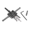 DIY 30mm-120mm Adjustable Metal Wood Circle Hole Saw Drill Bit Cutter