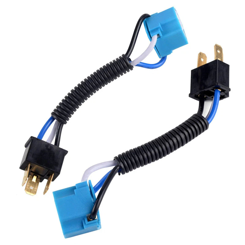 Car 79-83 H4 Ceramic Headlight Harness Socket Connector Plug