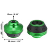 2 x Wheel Front Fork Frame Sliders Falling Protector Green Universal