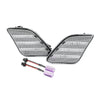 Mercedes W221 S-Class Clear LED Bumper Side Marker Light (2010–2013)