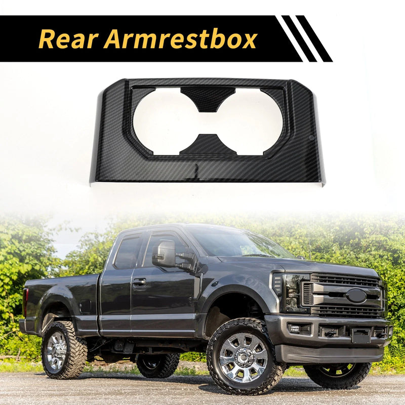 Ford F-150 Armrest Box Rear Cup Holder Cover Trim (2015-2020)