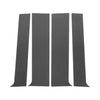GMC Canyon (2015-2022) Carbon Fiber Black 4 x Door Pillar Window Trim