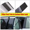 Acura RDX 8PCS Carbon Fiber Window Pillar Posts Door Trim Cover (2019–2024)