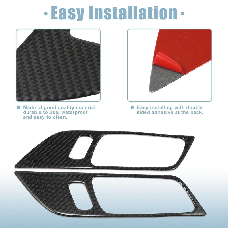 Ford Mustang (2015-2021) Black Side Door Handle Bowl Covers