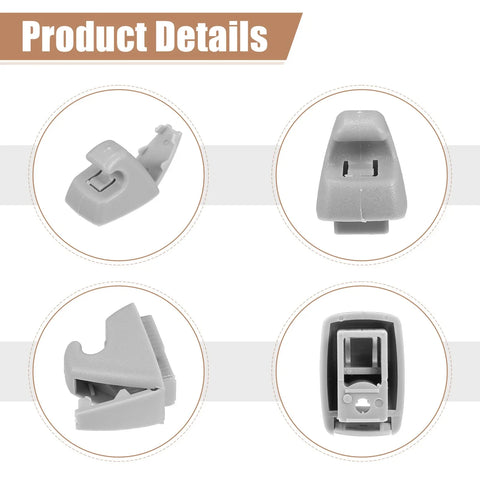 Chevrolet Cruze Sun Visor Clip Retainer Gray Plastic (2009-2019)