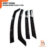 BYD Dolphin Black Weather Shield Window Visor Rain Guard (2022-2024)
