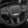 Carbon Fiber Steering Wheel Lower Remote Control Trim Fits Challenger 2015-2019